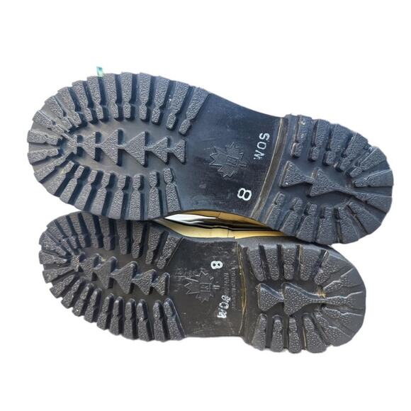 Vintage Sorel Caribou Snow Boots Brown Leather Women size 8 made in Canada - Picture 7 of 7